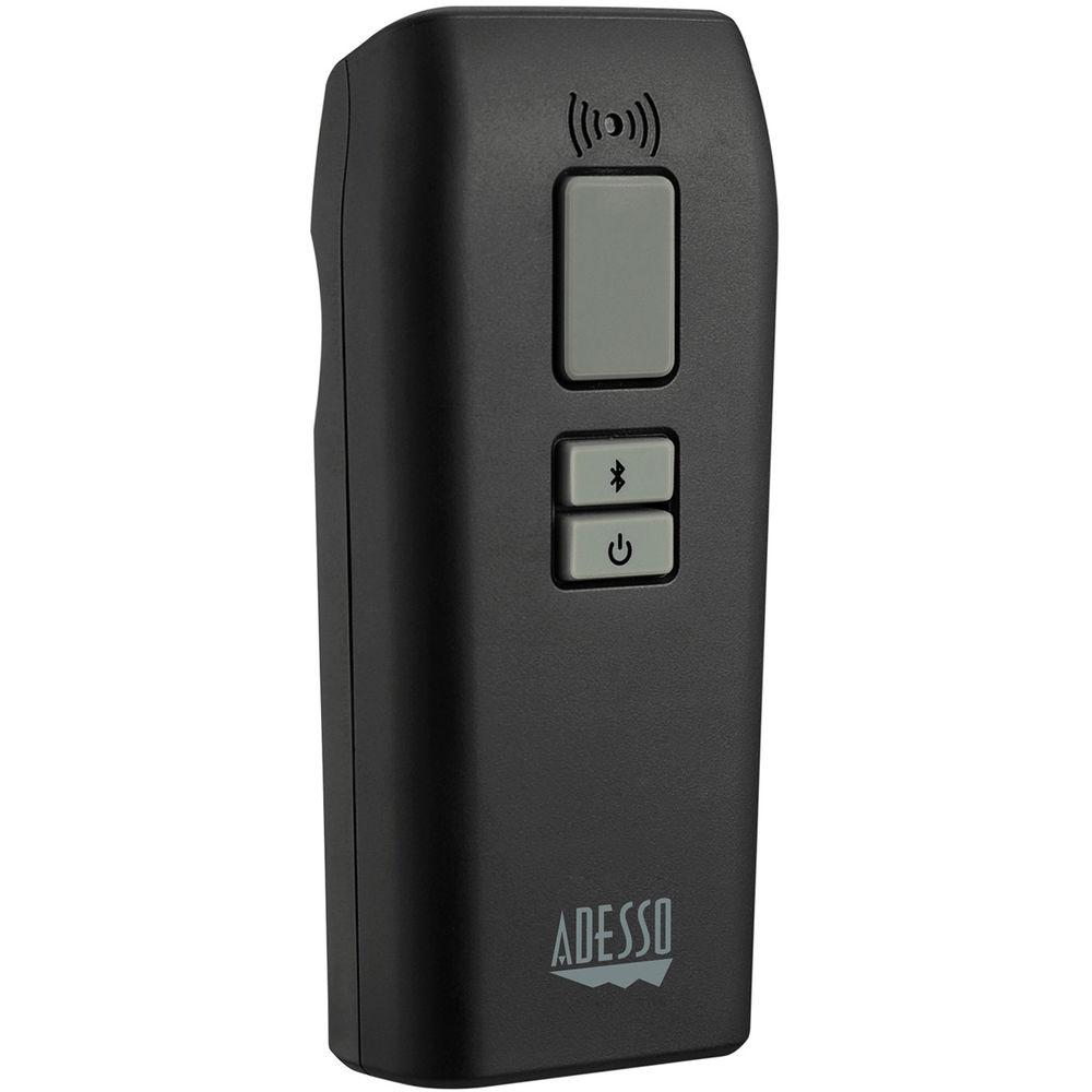 Adesso Portable Pocket Size Bluetooth Long Range CCD Barcode Scanner with Detachable Magnetic Cable