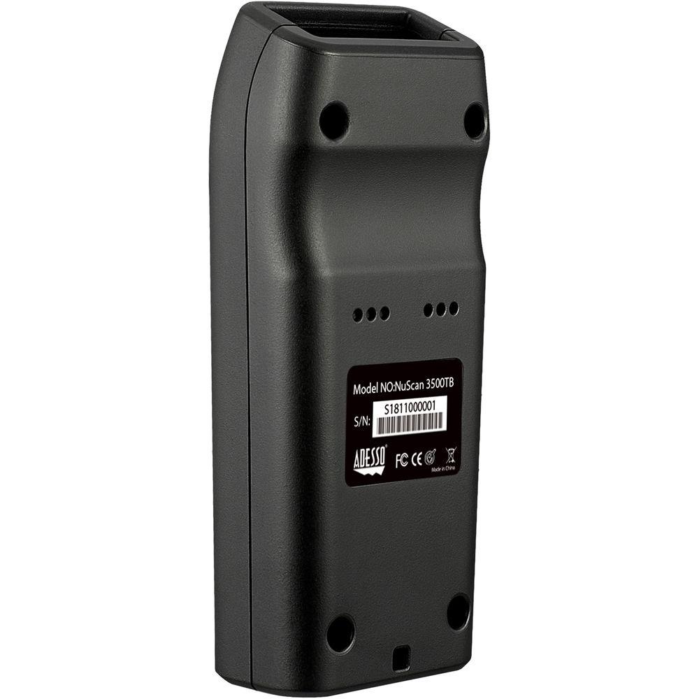 Adesso Portable Pocket Size Bluetooth Long Range CCD Barcode Scanner with Detachable Magnetic Cable