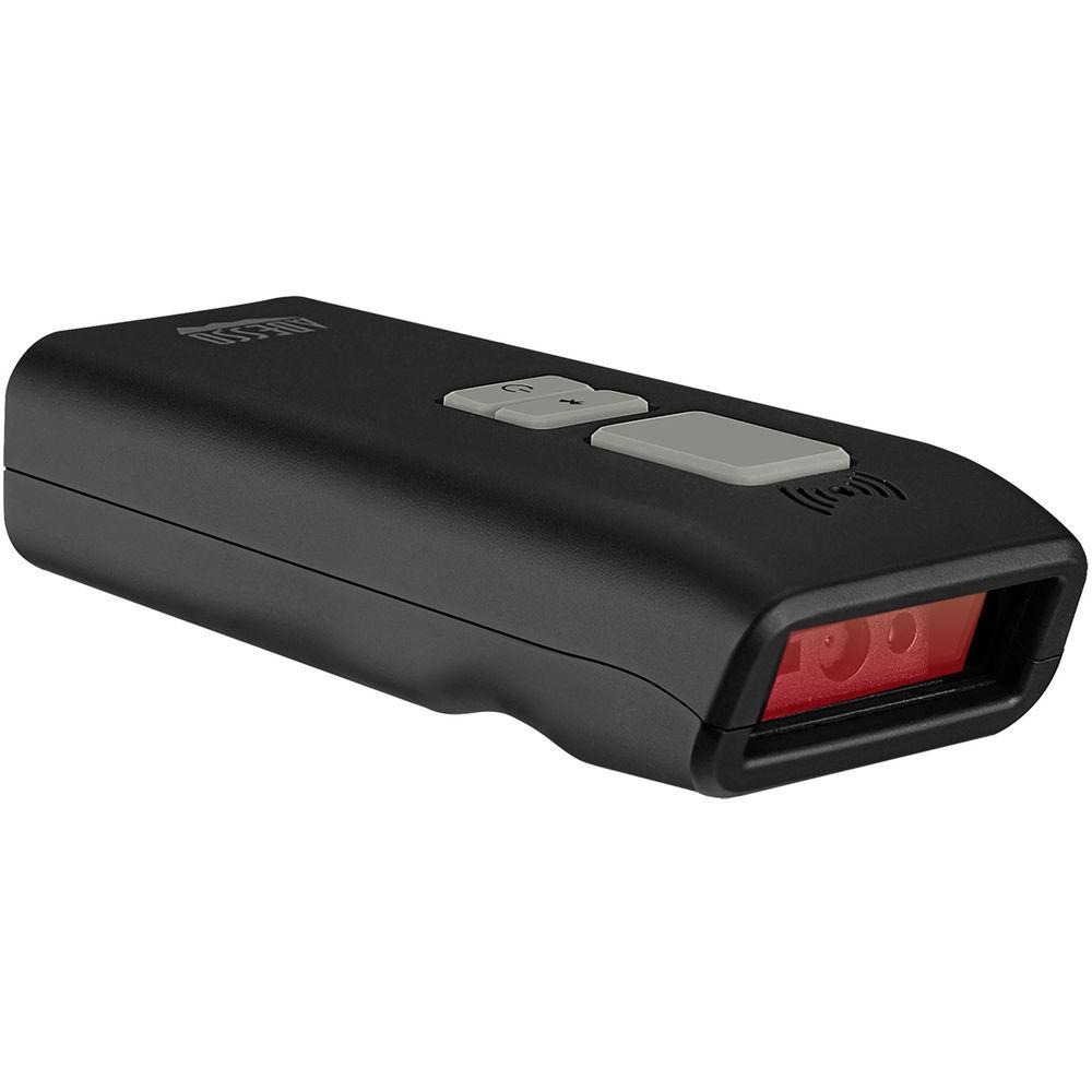 Adesso Portable Pocket Size Bluetooth Long Range CCD Barcode Scanner with Detachable Magnetic Cable