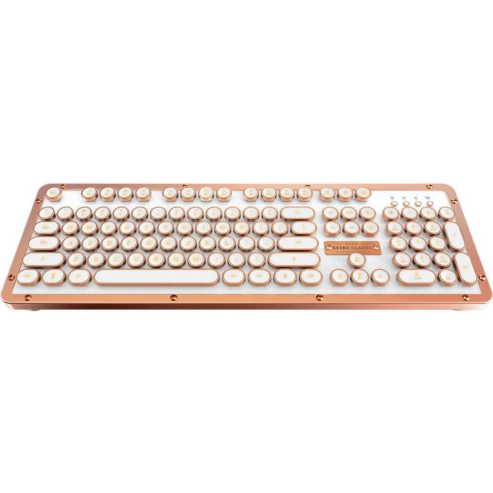 AZIO Retro Classic BT Wireless Backlit Mechanical Keyboard