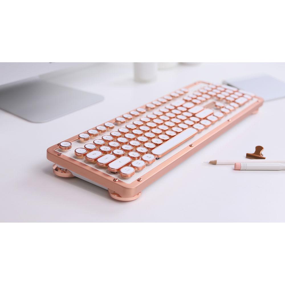 AZIO Retro Classic BT Wireless Backlit Mechanical Keyboard