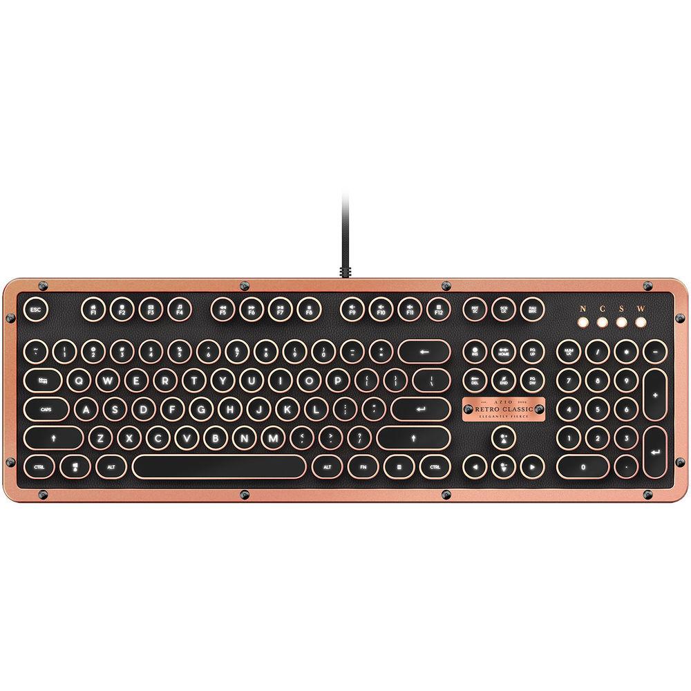 AZIO Retro Classic USB Backlit Mechanical Keyboard