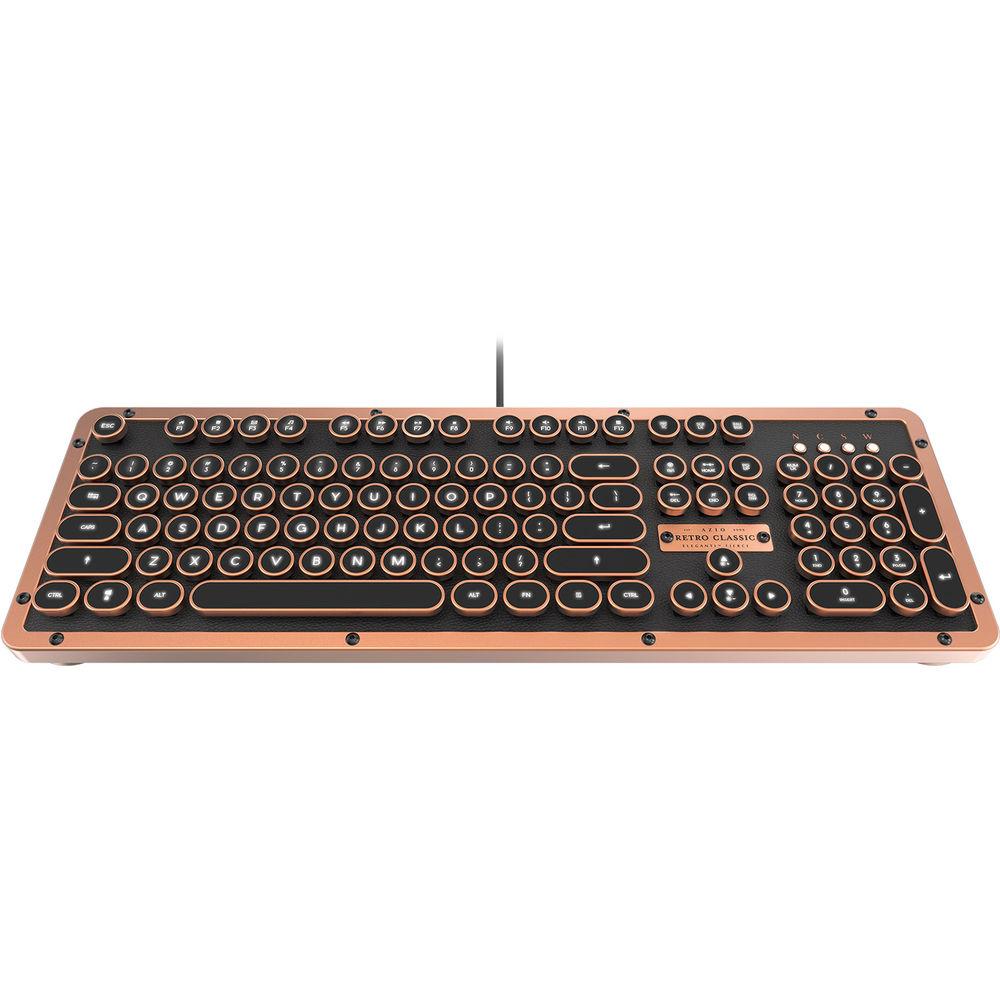 AZIO Retro Classic USB Backlit Mechanical Keyboard