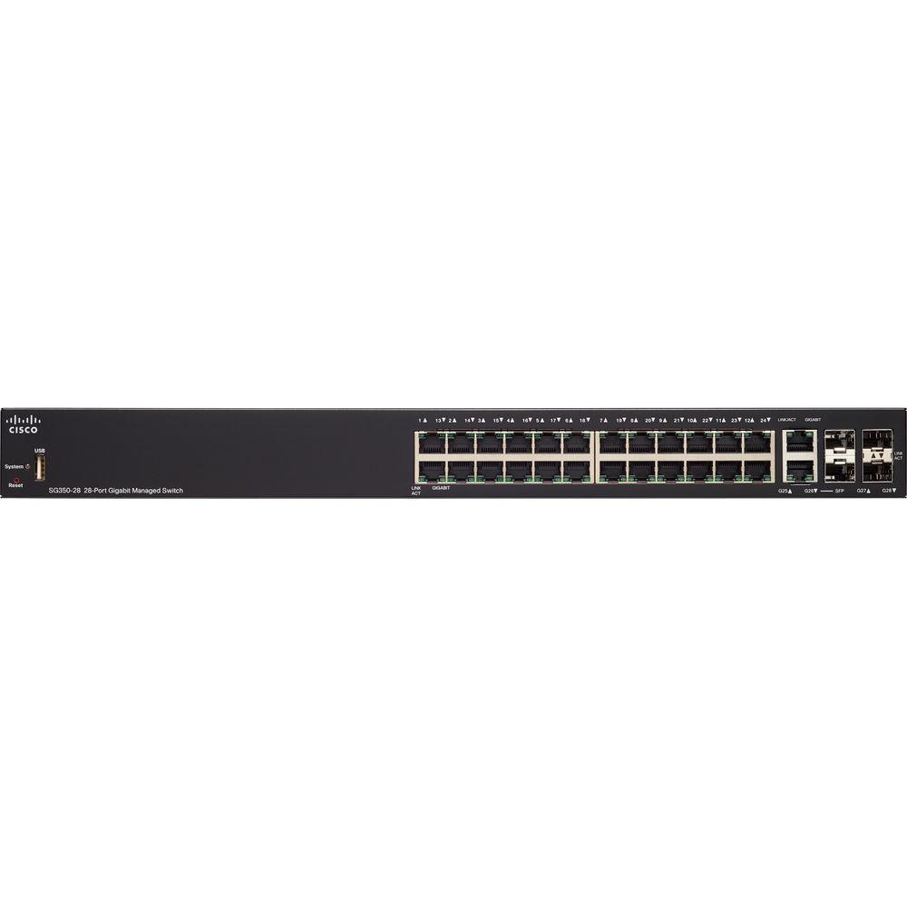 Cisco SG350-28 350 Series 28-Port Managed Gigabit Ethernet Switch