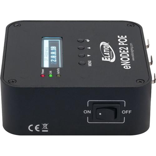 Elation Professional eNode 2 POE 2-Universe Ethernet-DMX Node