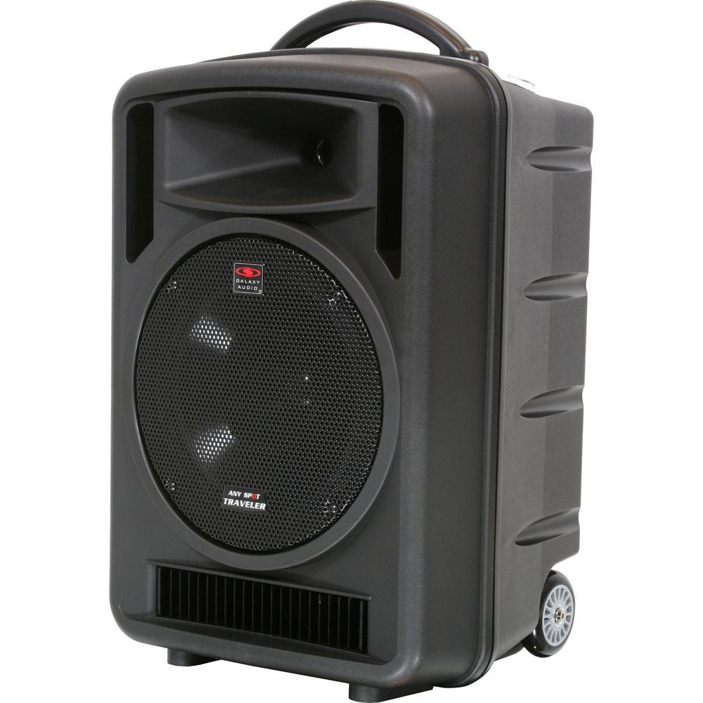 Galaxy Audio Traveler 10" 150W Peak PA System with CD Player, UHF Receiver & Handheld Wireless Mic
