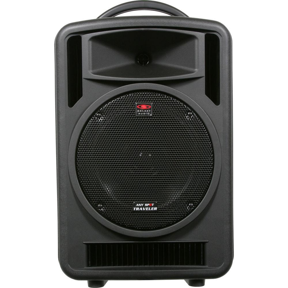 Galaxy Audio Traveler 10" 150W Peak PA System with CD Player, UHF Receiver & Handheld Wireless Mic