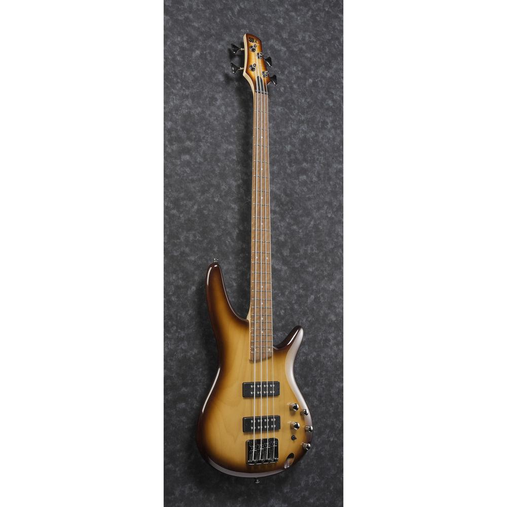 Ibanez SR Standard 4-String Electric Bass - Maple - Natural Browned Burst