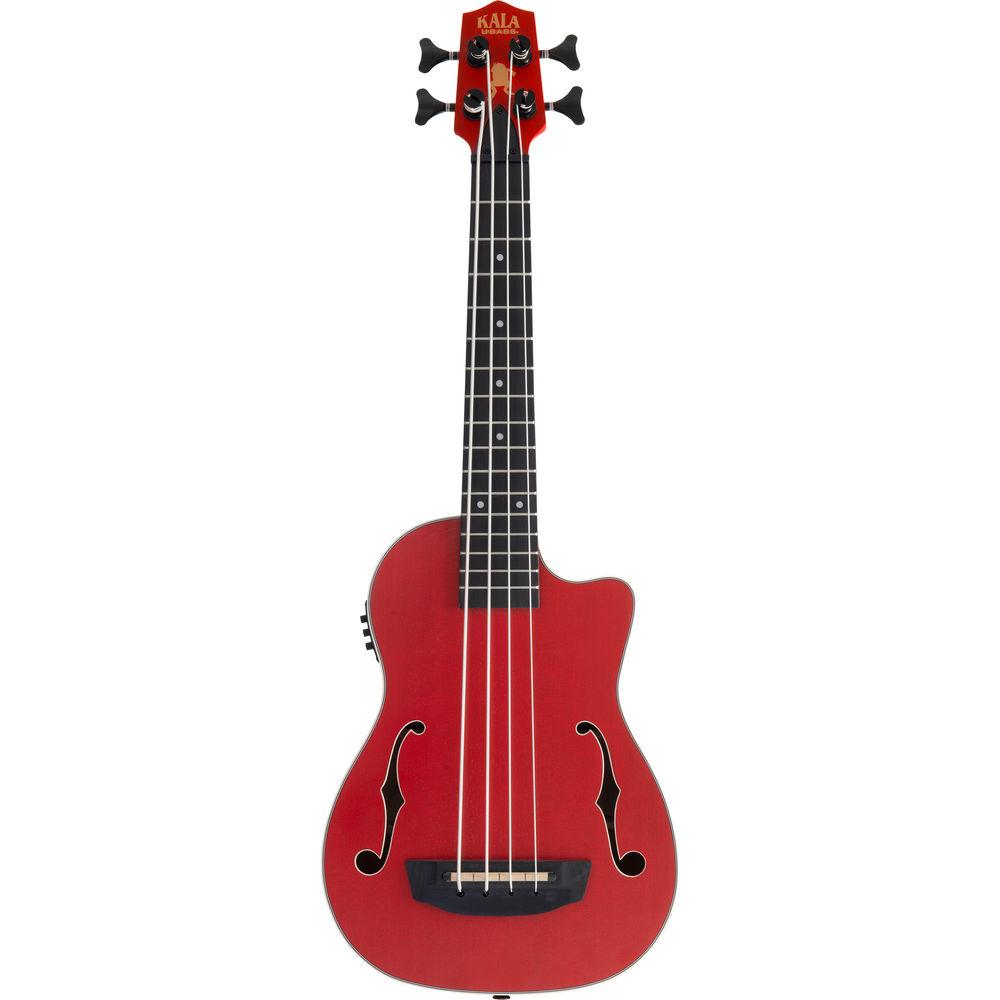 KALA UBASS-JYMN-FS Journeyman Acoustic Electric UBass with F-Holes and Padded Gig Bag