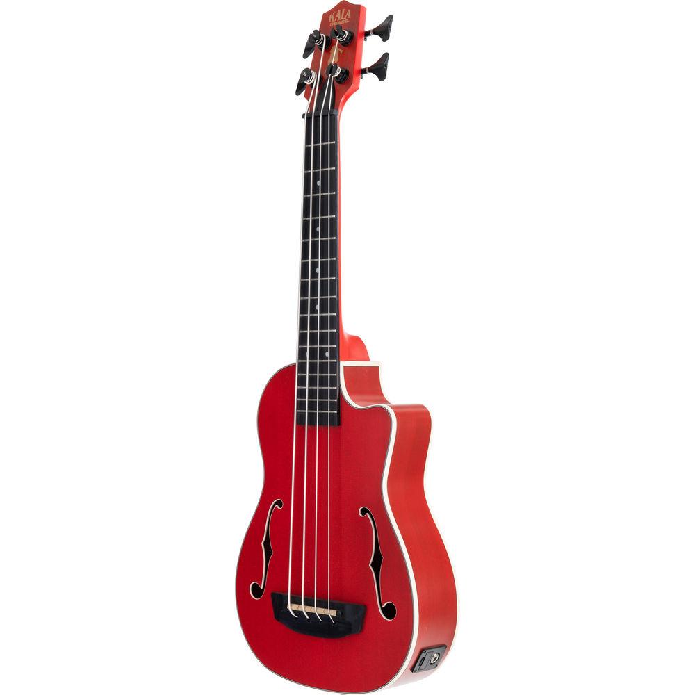 KALA UBASS-JYMN-FS Journeyman Acoustic Electric UBass with F-Holes and Padded Gig Bag