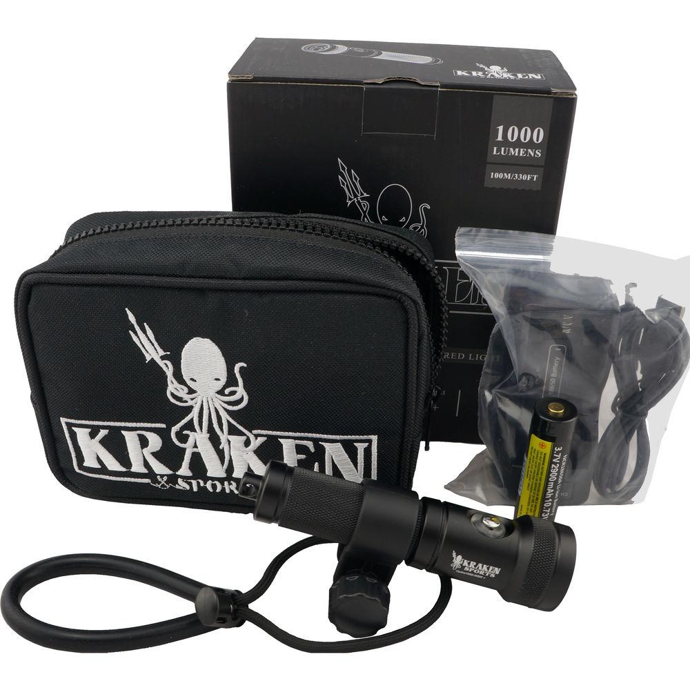 Kraken Sports Hydra 1000 WSR Underwater Video Light