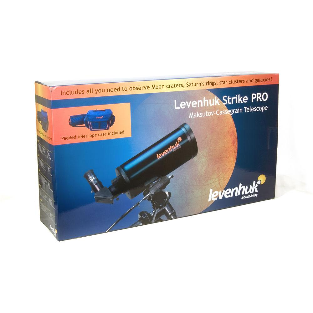 Levenhuk 102mm f 12.8 Strike 1000 PRO Maksutov-Cassegrain EQ Telescope Kit