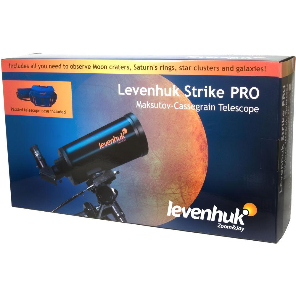 Levenhuk 90mm f 14 Strike 950 PRO Maksutov-Cassegrain EQ Telescope Kit