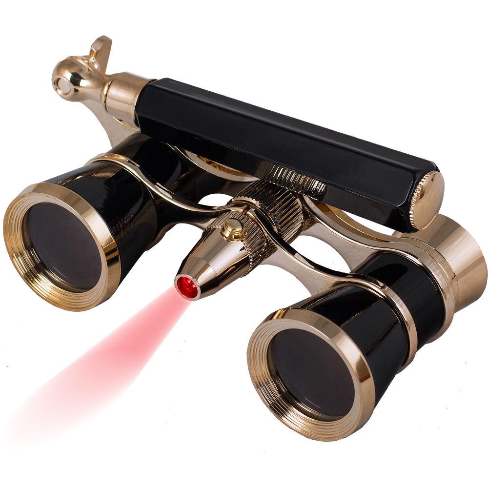 Levenhuk Broadway 325N Opera Glasses with Lorgnette