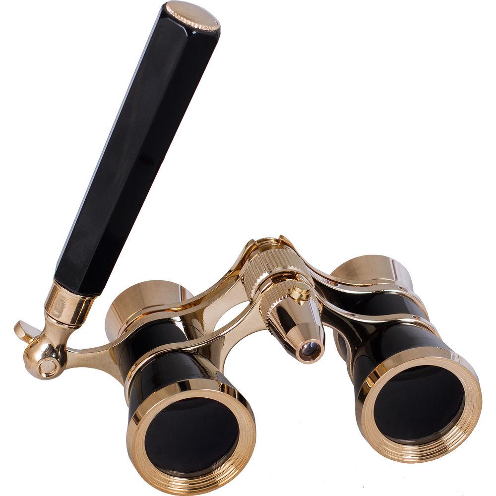 Levenhuk Broadway 325N Opera Glasses with Lorgnette