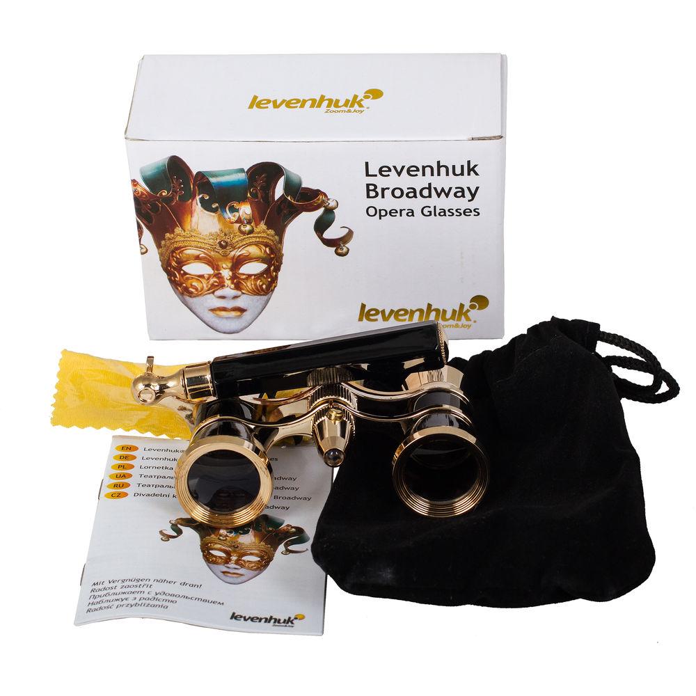 Levenhuk Broadway 325N Opera Glasses with Lorgnette