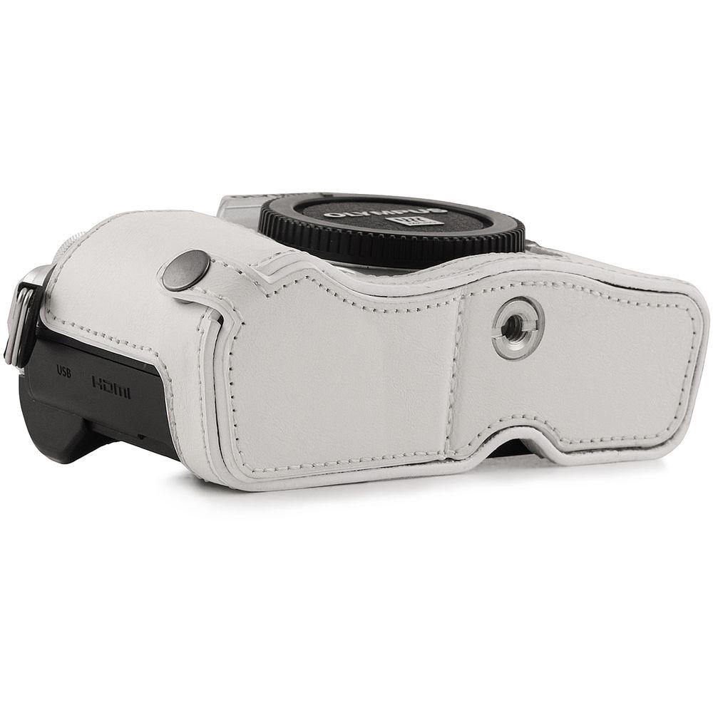 MegaGear Ever Ready Half Case and Strap for Olympus OM-D E-M10 Mark III