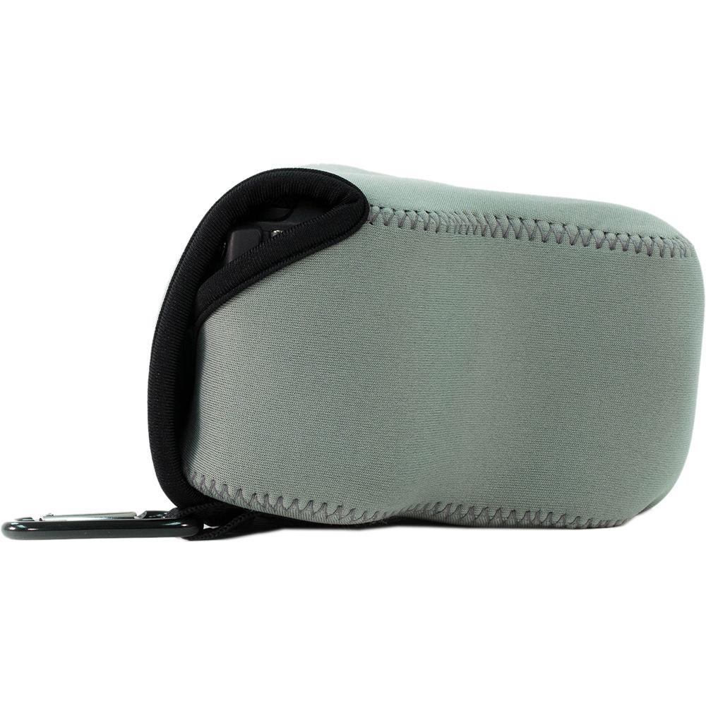 MegaGear MG1071 Ultra Light Neoprene Case with Carabiner for Olympus OM-D E-M1 Mark II with 12-40mm
