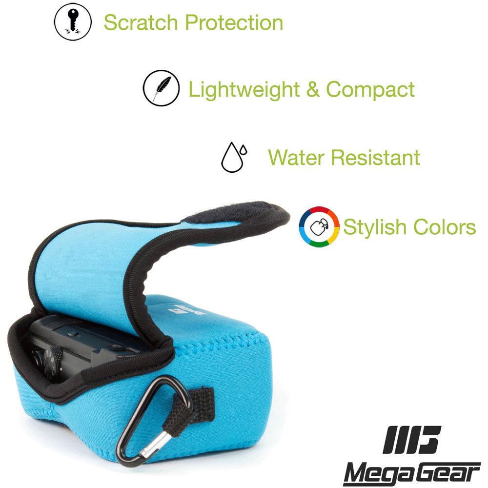 MegaGear Ultra-Light Neoprene Camera Case with Carabiner for Nikon COOLPIX S33