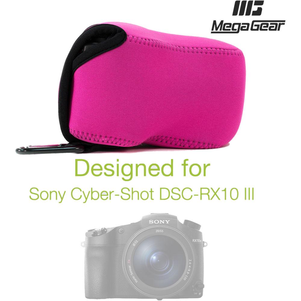 MegaGear Ultra-Light Neoprene Camera Case with Carabiner for Sony Cyber-shot DSC-RX10 III