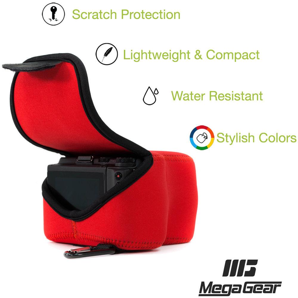 MegaGear Ultra-Light Neoprene Camera Case with Carabiner for Sony Cyber-shot DSC-RX10 III