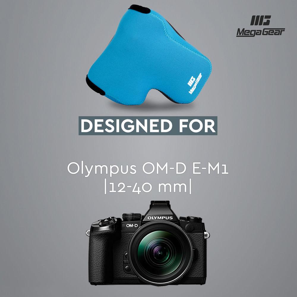 MegaGear Ultra-Light Neoprene Case for Olympus OM-D E-M1 with 12-40mm