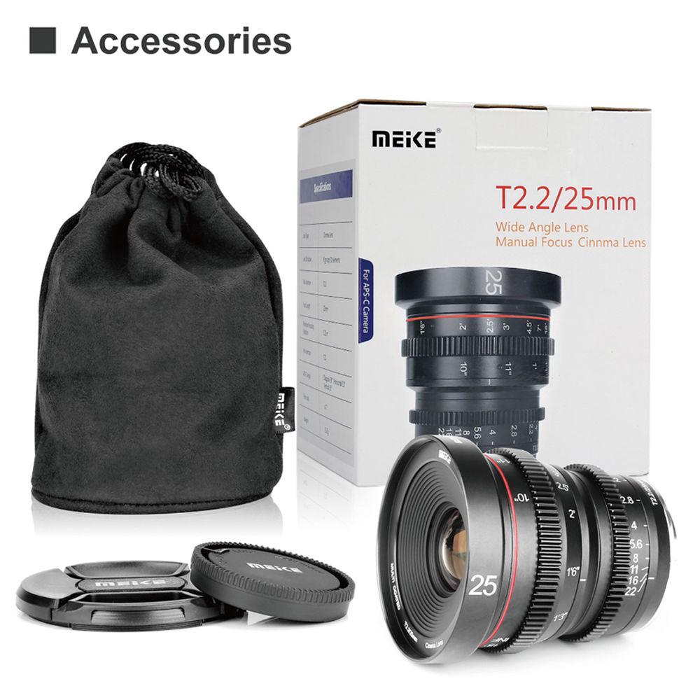 Meike 25mm T2.2 Manual Focus Cinema Lens