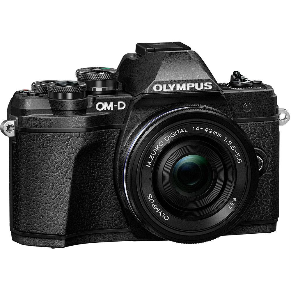Olympus OM-D E-M10 Mark III Mirrorless Micro Four Thirds Digital Camera with 14-42mm EZ Lens