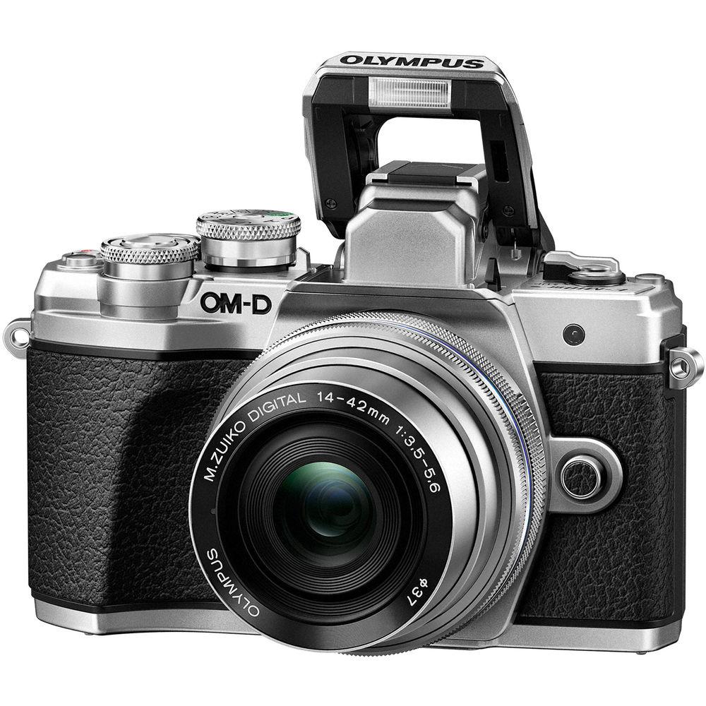 Olympus OM-D E-M10 Mark III Mirrorless Micro Four Thirds Digital Camera with 14-42mm EZ Lens