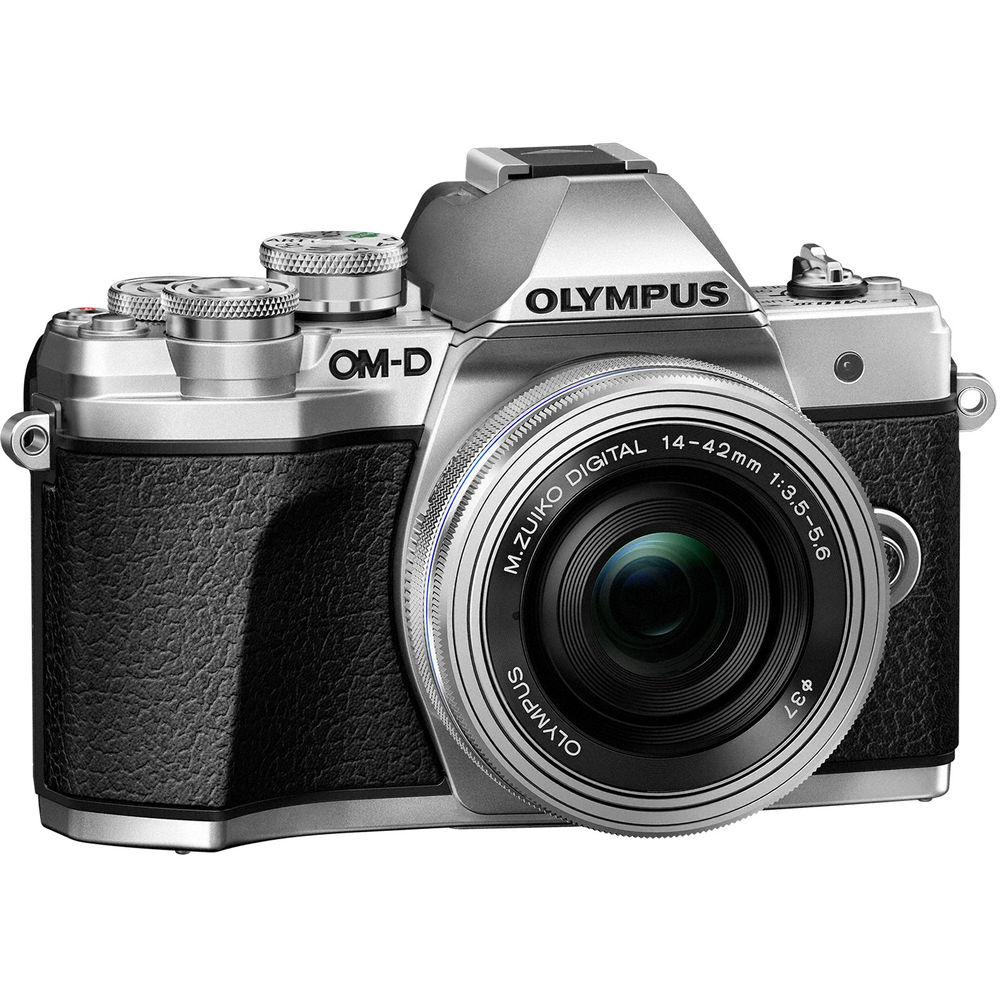 Olympus OM-D E-M10 Mark III Mirrorless Micro Four Thirds Digital Camera with 14-42mm EZ Lens