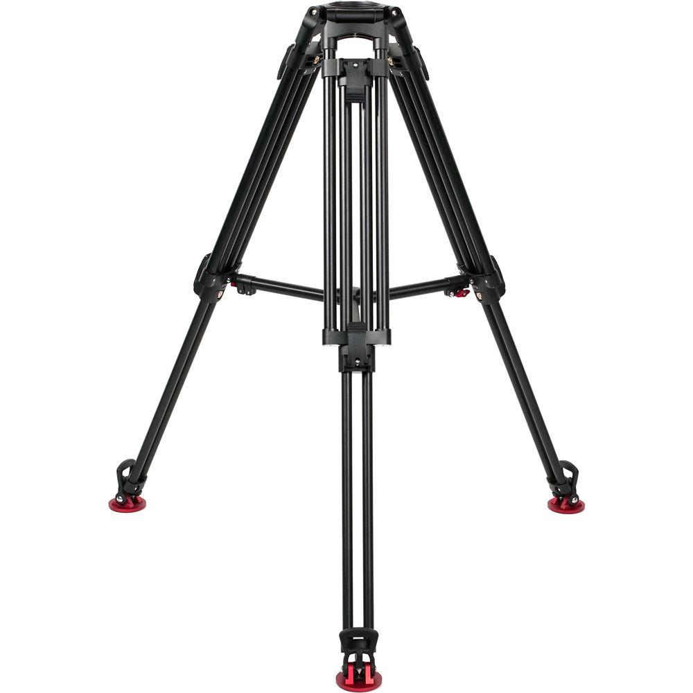 OZEN 100AL2 100mm Aluminum Tripod & Agile 15S Fluid Head System