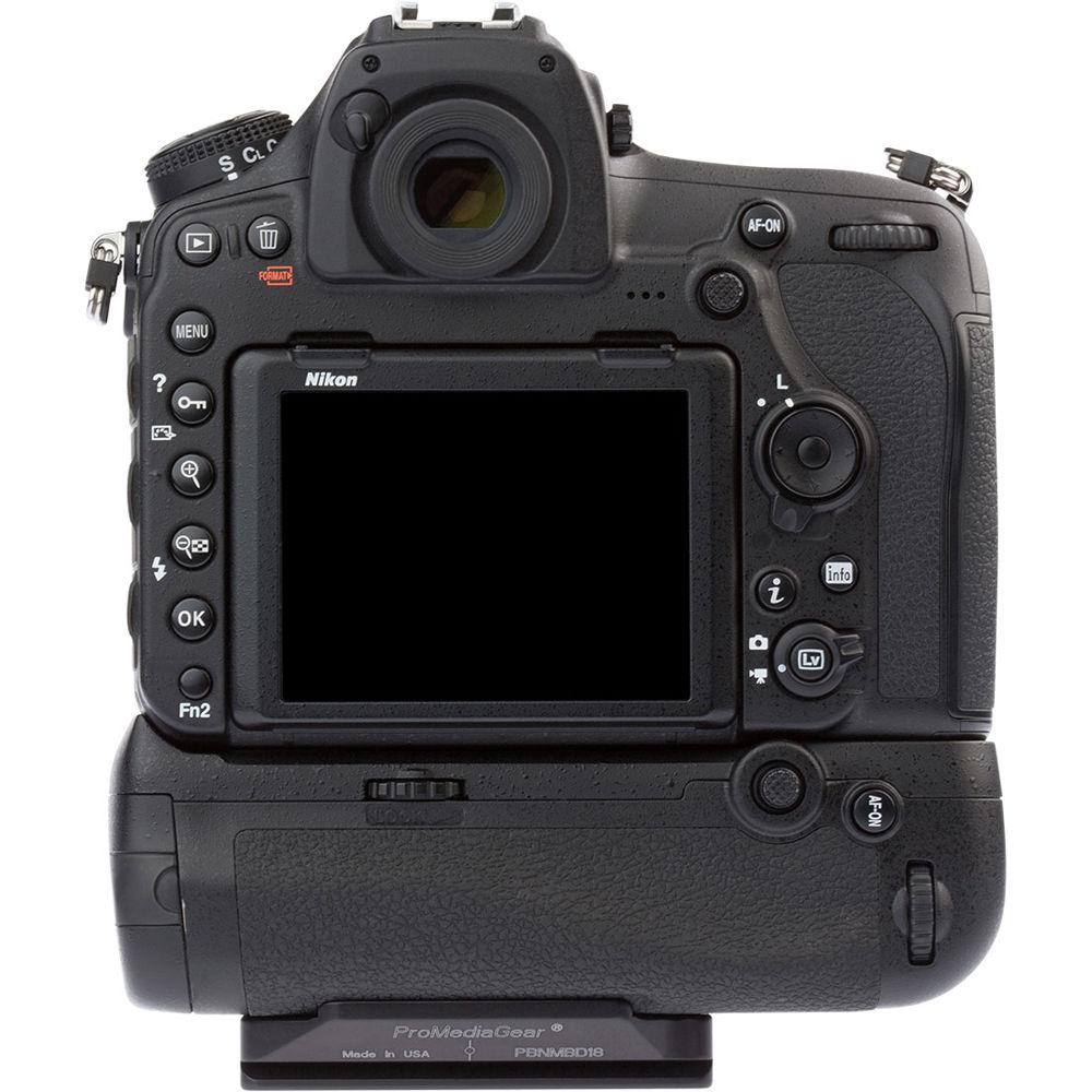 ProMediaGear PBNMBD18 Bracket Plate for Nikon D850 with MB-D18 Grip