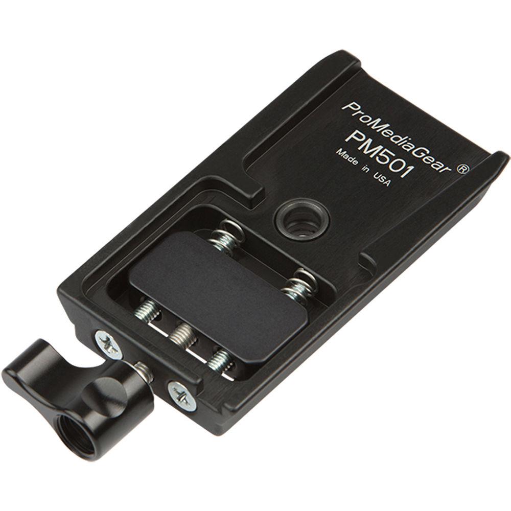ProMediaGear PM501 Manfrotto-Type Quick Release Plate with Arca-Type Clamp