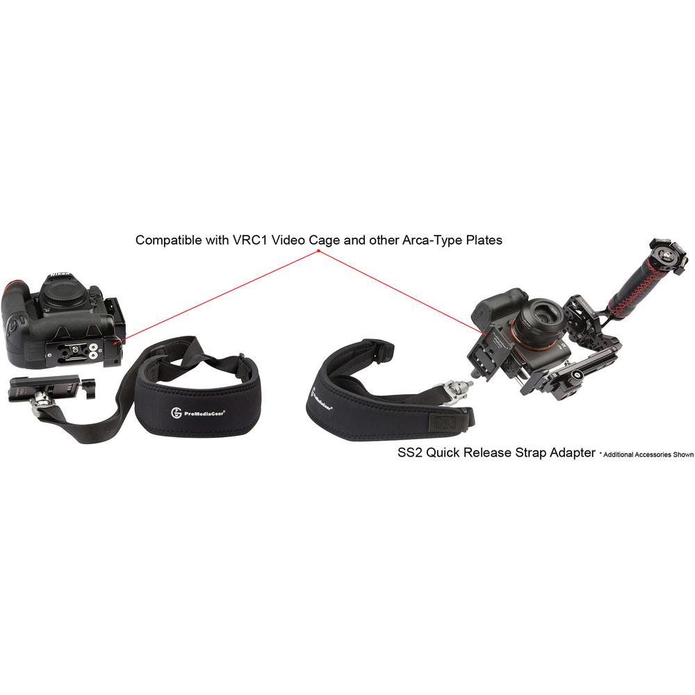 ProMediaGear PM501 Manfrotto-Type Quick Release Plate with Arca-Type Clamp