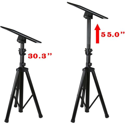 Pyle Pro Multi-Function Laptop, Device, and Music-Note Presentation Stand