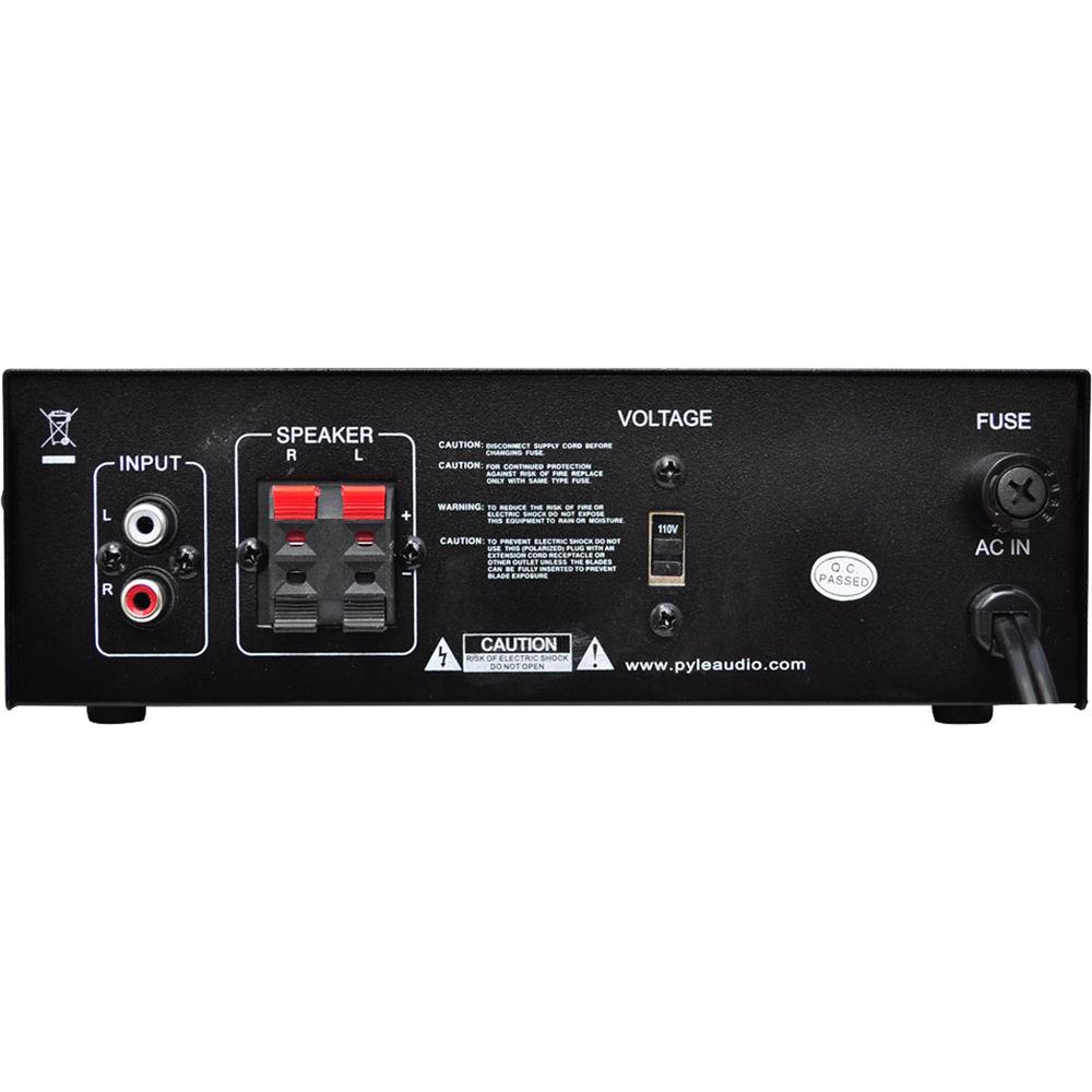 Pyle Pro PCAU46A 2-Channel 240W Stereo Power Amplifier