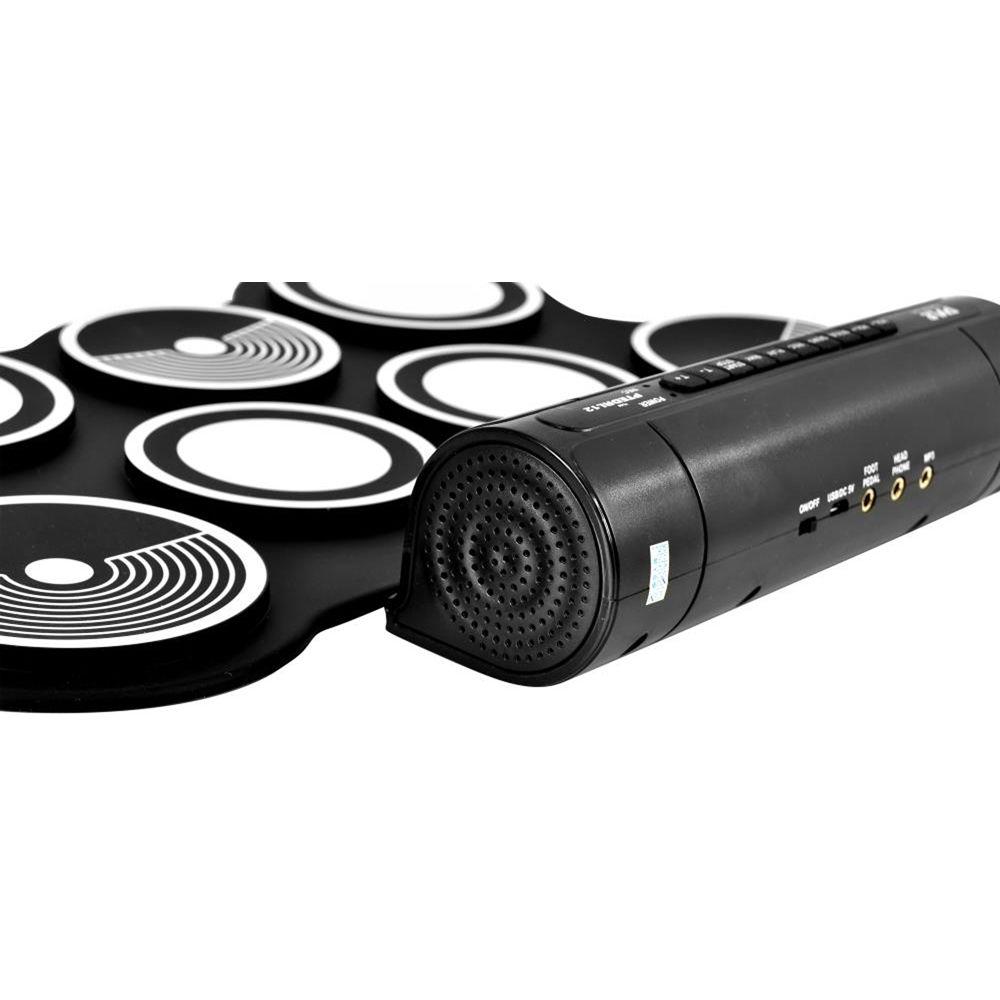 Pyle Pro PYPTEDRL14 Roll-Up Electronic Drum Kit with MIDI Capability
