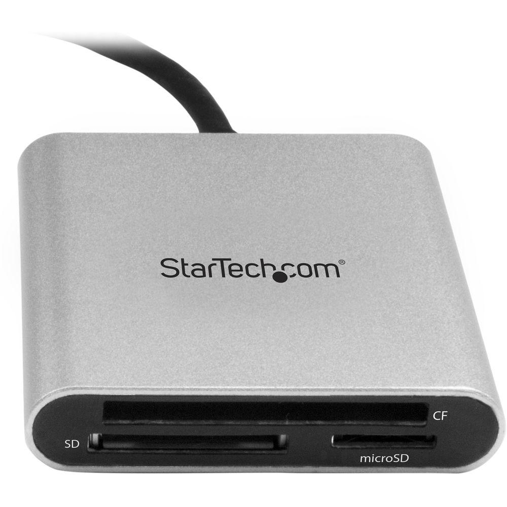 StarTech USB 3.0 Flash Memory Multi-Card Reader Writer with USB-C