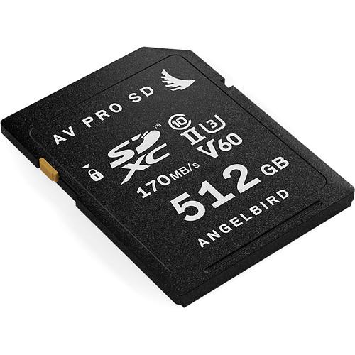Angelbird 512GB AV Pro UHS-II SDXC Memory Card