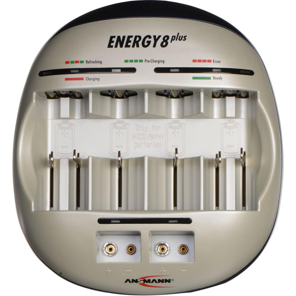 Ansmann Energy 8 Plus Charger and maxE PRO AA NiMH Battery Kit