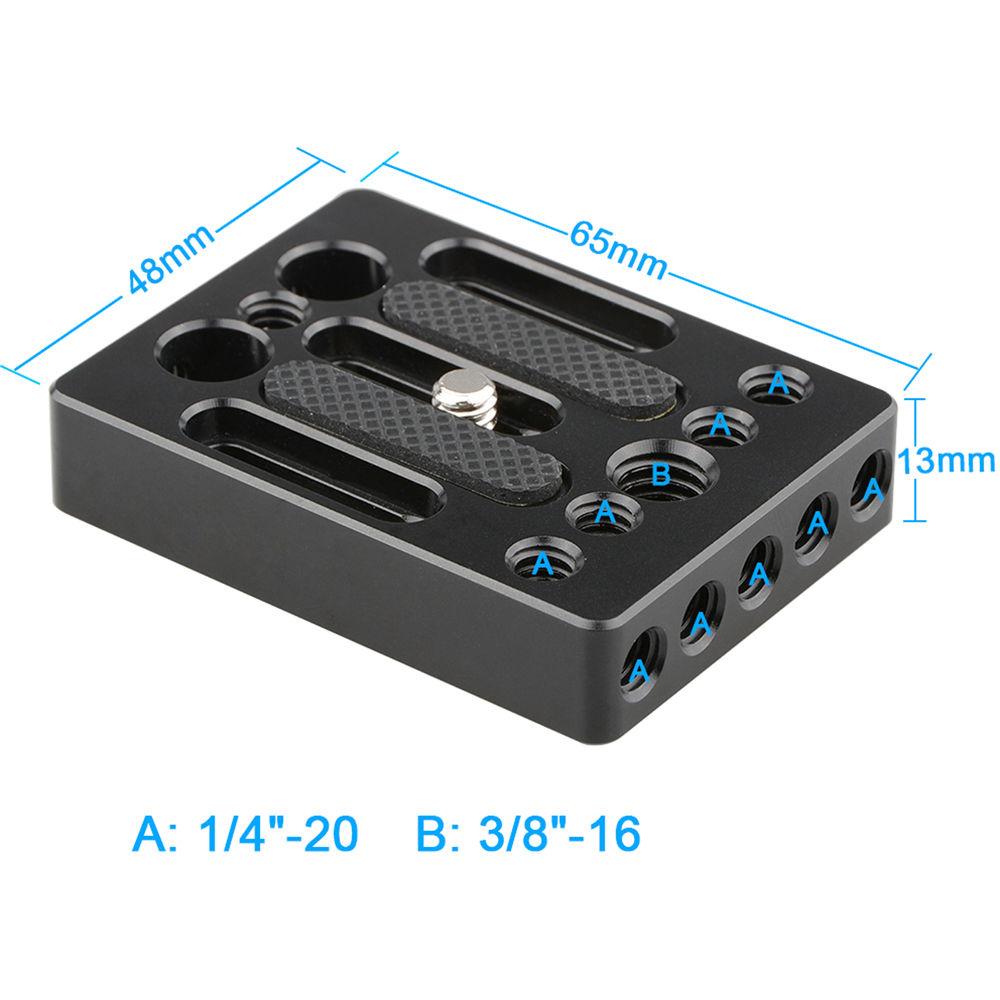 CAMVATE Universal DSLR Camera Baseplate for Cage Rig