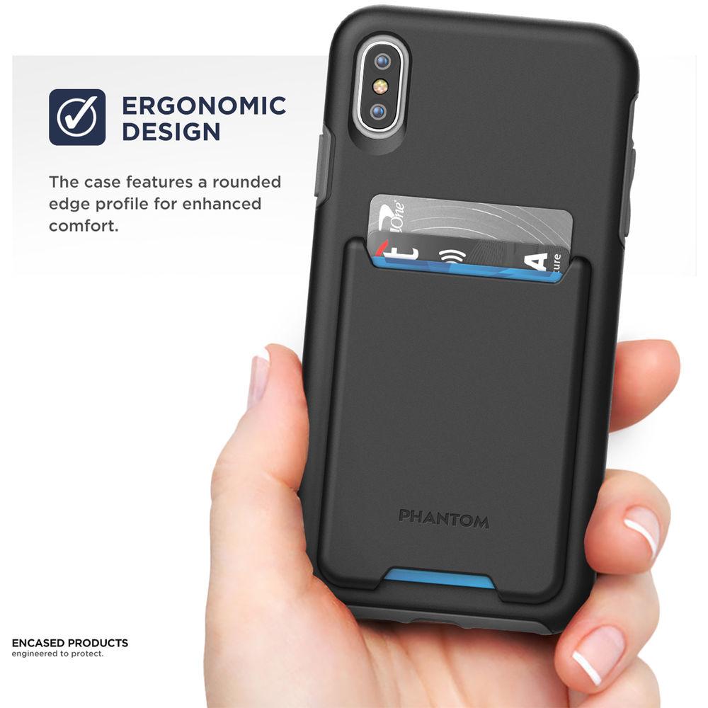Encased Phantom Ultra Slim Case with Card Holder for iPhone XR