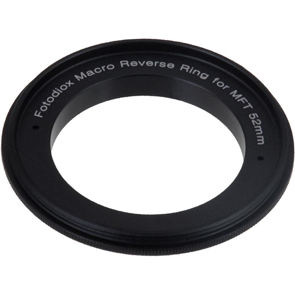 FotodioX 52mm Reverse Mount Macro Adapter Ring for Four Thirds-Mount Cameras