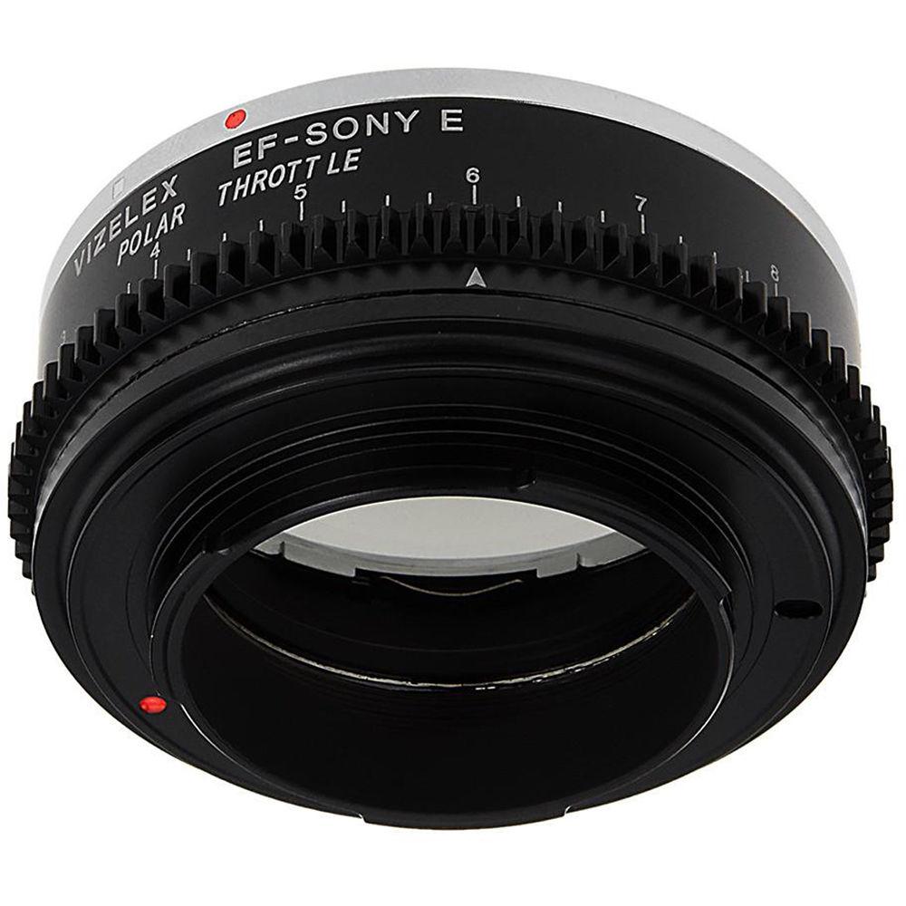 FotodioX Canon EF EF-S Lens to Sony E-Mount Camera Vizelex Polar Throttle Adapter