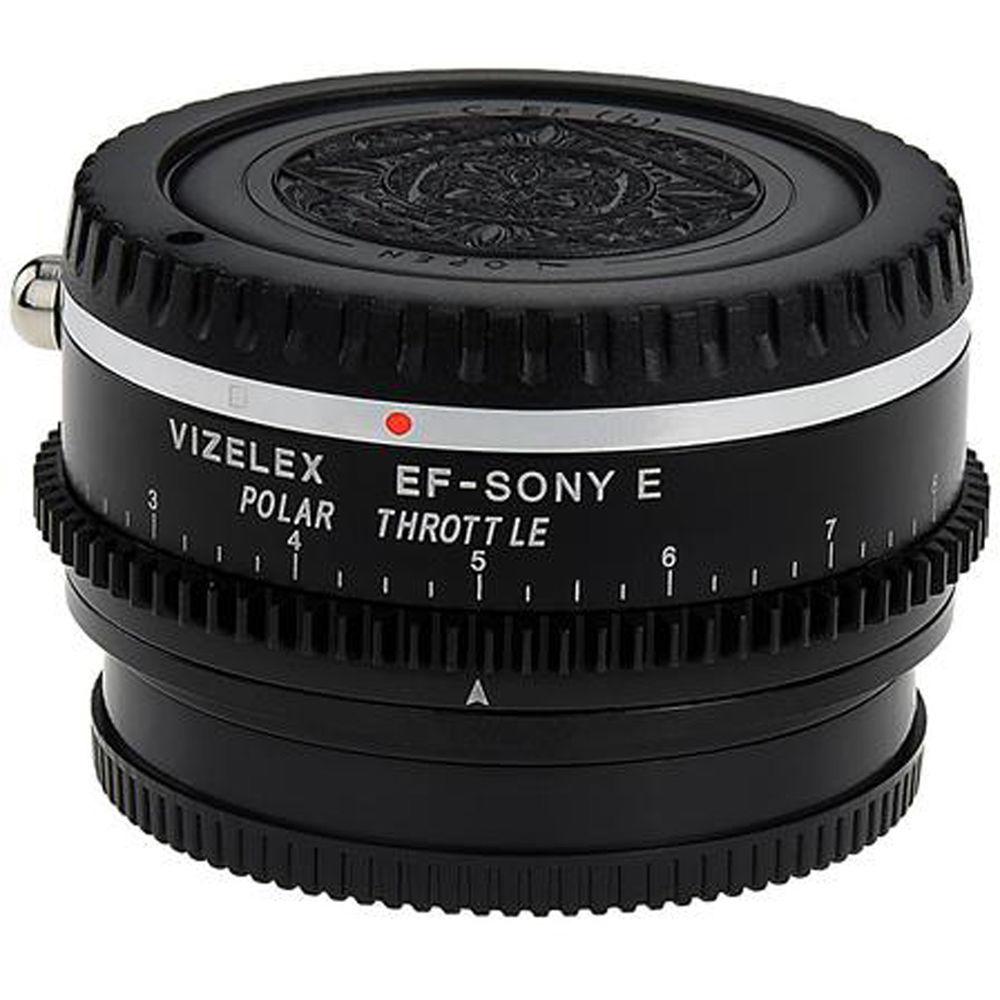 FotodioX Canon EF EF-S Lens to Sony E-Mount Camera Vizelex Polar Throttle Adapter