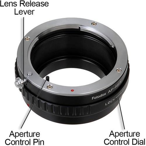 FotodioX Mount Adapter with Aperture Control Dial for Sony A-Mount Lens to Sony E-Mount Camera