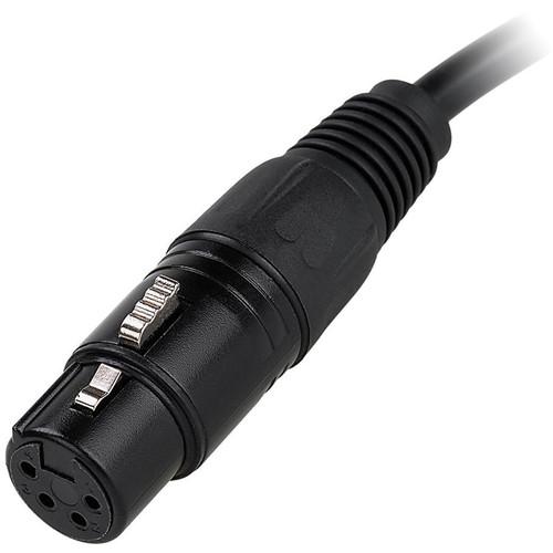 FotodioX Power Adapter Cable - 4-Pin XLRF to 4-Pin XLRM