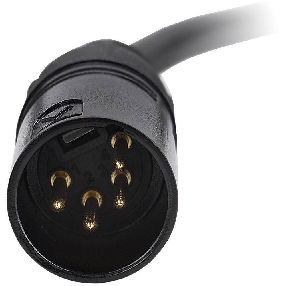 FotodioX Power Adapter Cable - 4-Pin XLRF to 4-Pin XLRM