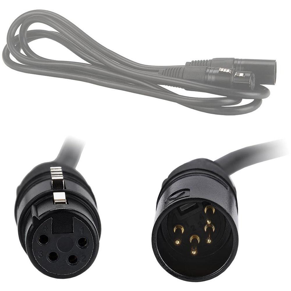 FotodioX Power Adapter Cable - 4-Pin XLRF to 4-Pin XLRM