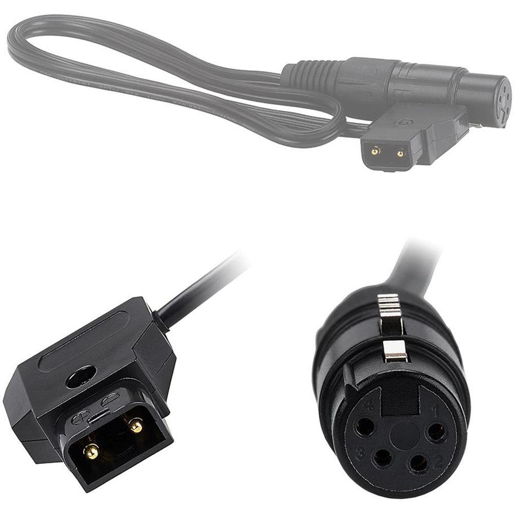 FotodioX Power Adapter Cable - D-Tap Male to 4-Pin XLRF